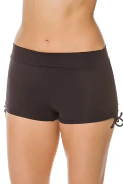 Adjustable Side Boyshort Bikini Bottom