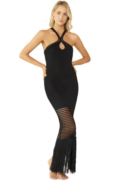 Adrienna Crochet Maxi Dress