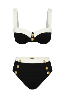 Alexandria Colorblock Bikini Top