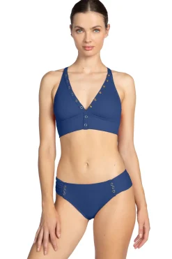 Amy Banded Triangle Bikini Top
