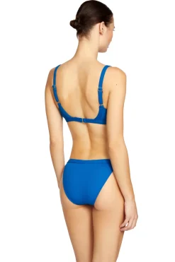 Amy Ribbed Triangle Bikini Top