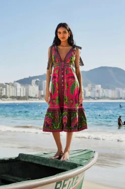 Ana Tapestry Midi Dress