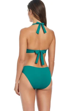 Banded Halter Bikini Top