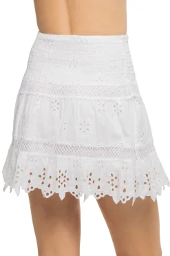 Barberina Embroidered Mini Skirt