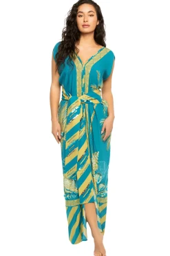 Beaded Caftan Dress