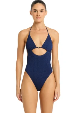 Beaded Fowler One Piece Swimsuit