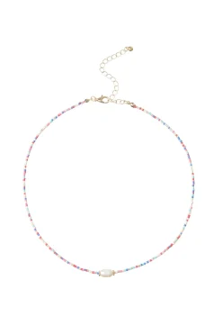 Beaded Pearl Necklace