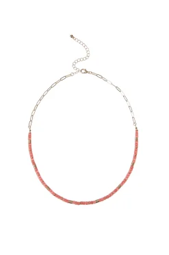 Beaded Stone Necklace