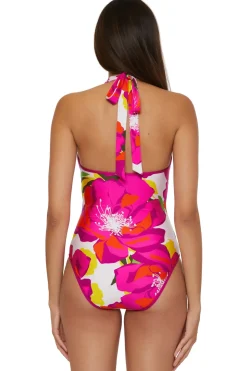 Bloom Reversible Halter One Piece Swimsuit