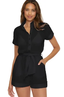 Cabana Button Up Romper