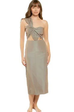 Carmela Asymmetrical Midi Dress