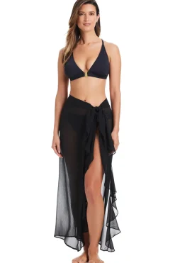 Chiffon Long Ruffle Pareo