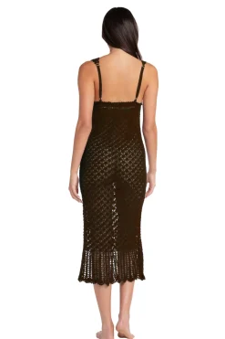 Claudia Crochet Midi Dress