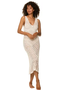 Claudia Crochet Midi Dress