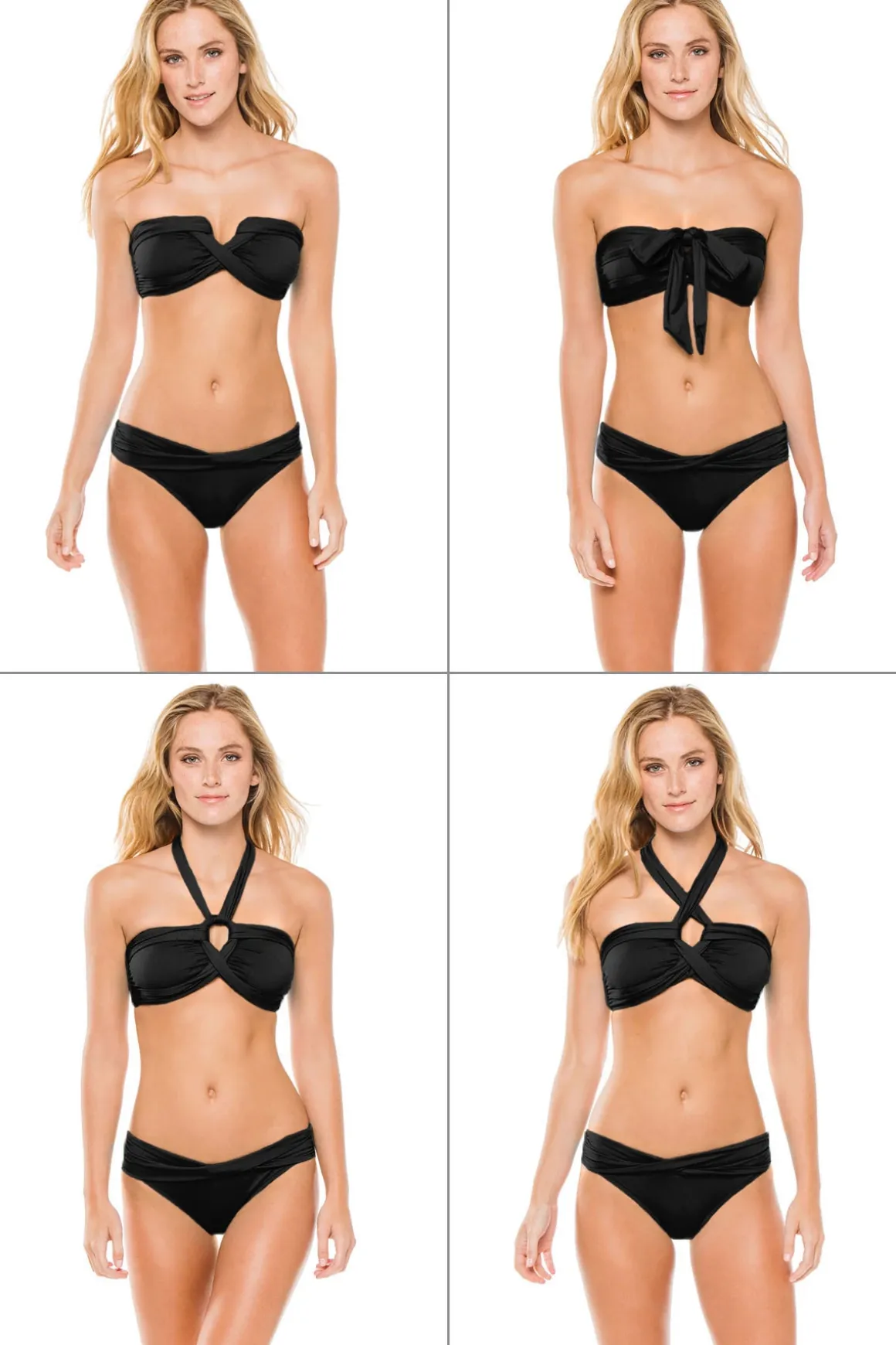 Convertible Bandeau Bikini Top