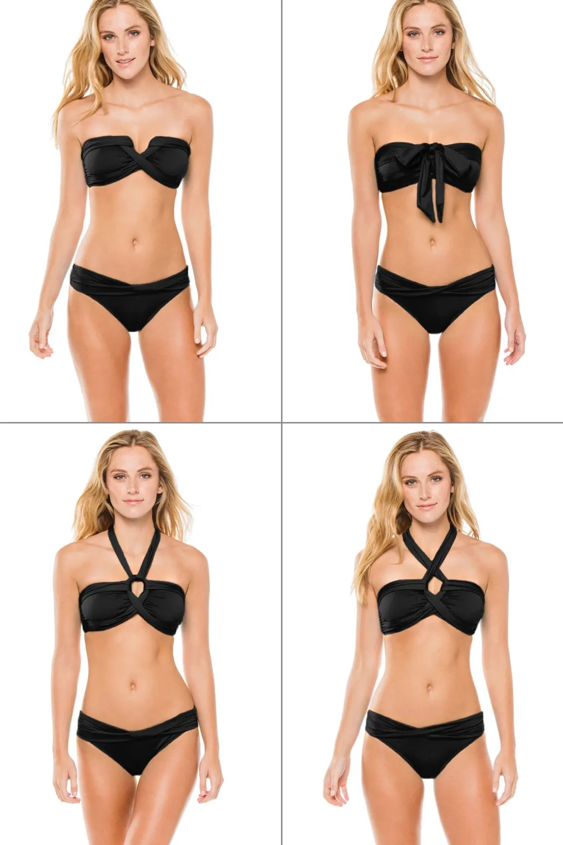 Convertible Bandeau Bikini Top