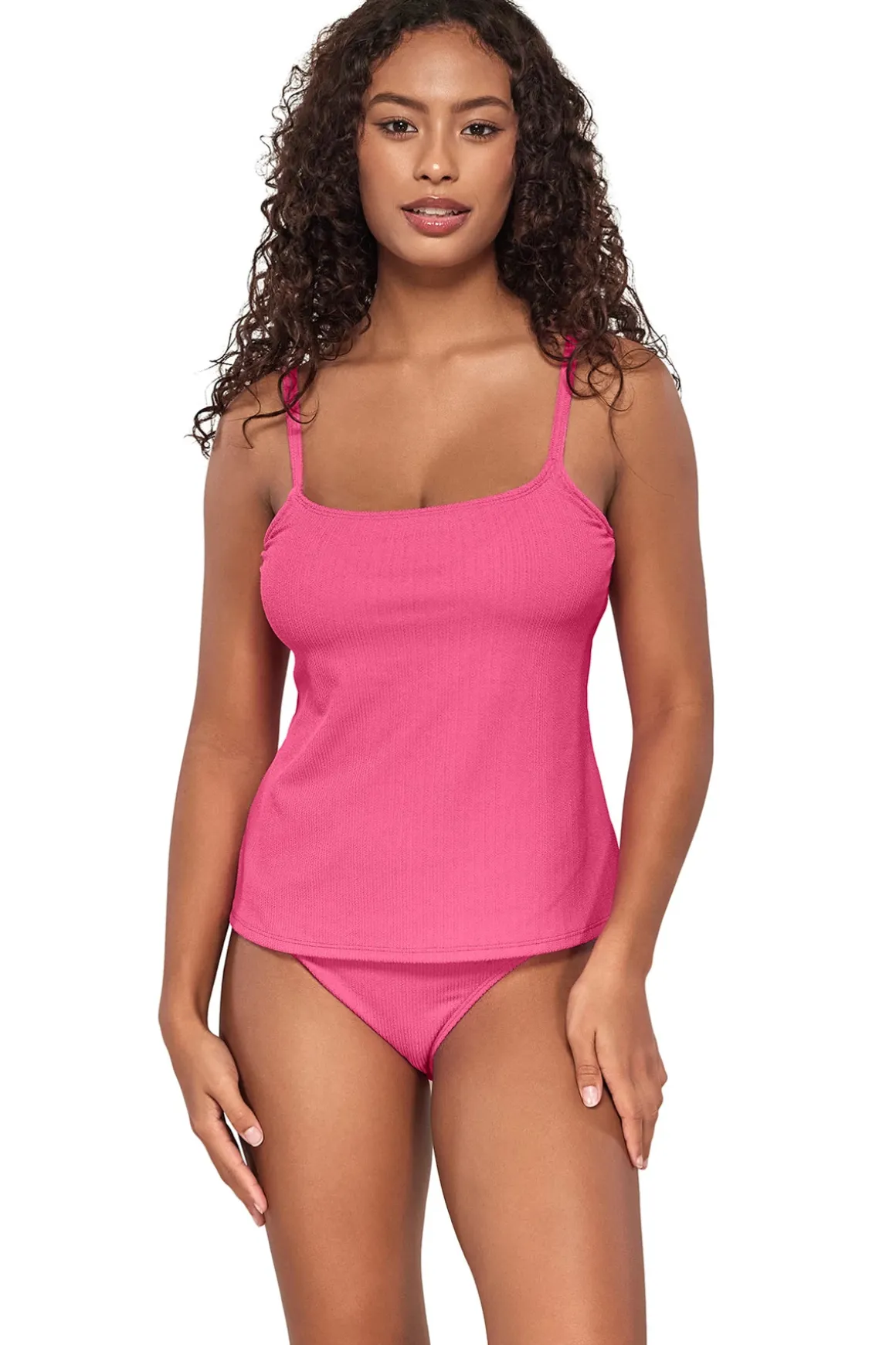Coralie Convertible Strap Tankini Top (D+ Cup)