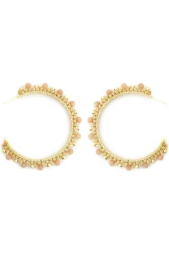 Crochet Hoop Earrings