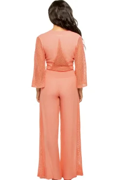 Crochet Tie Front Crop Top