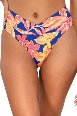 Delfina V Front High Waist Bikini Bottom