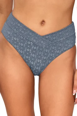 Delfina V Front High Waist Bikini Bottom