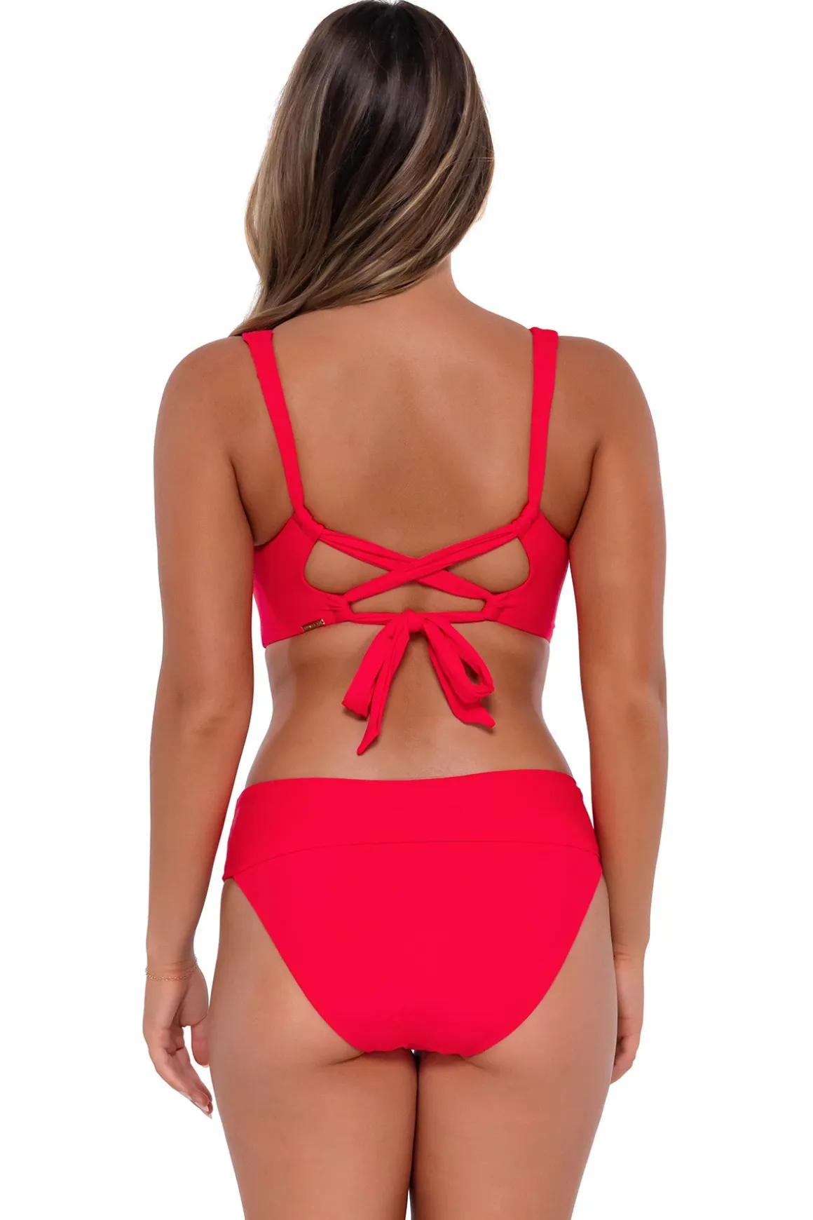 Elsie Underwire Bralette Bikini Top (D+ Cup)