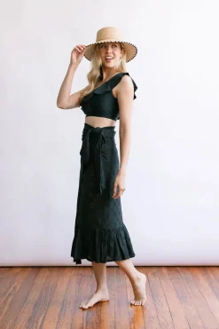 Eyelet Sarong