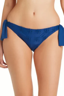 Eyelet Tie Side Hipster Bikini Bottom