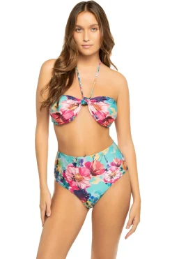 Floral Bandeau Bikini Top