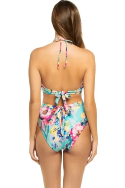 Floral Bandeau Bikini Top