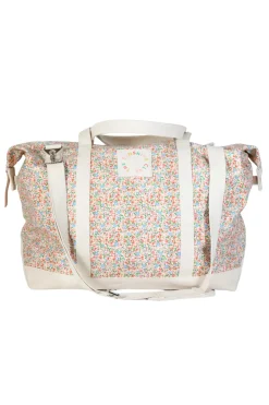 Floral Canvas Weekender