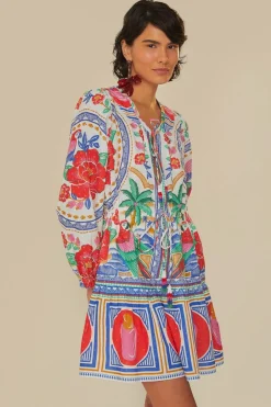Flowers Beach Mini Dress