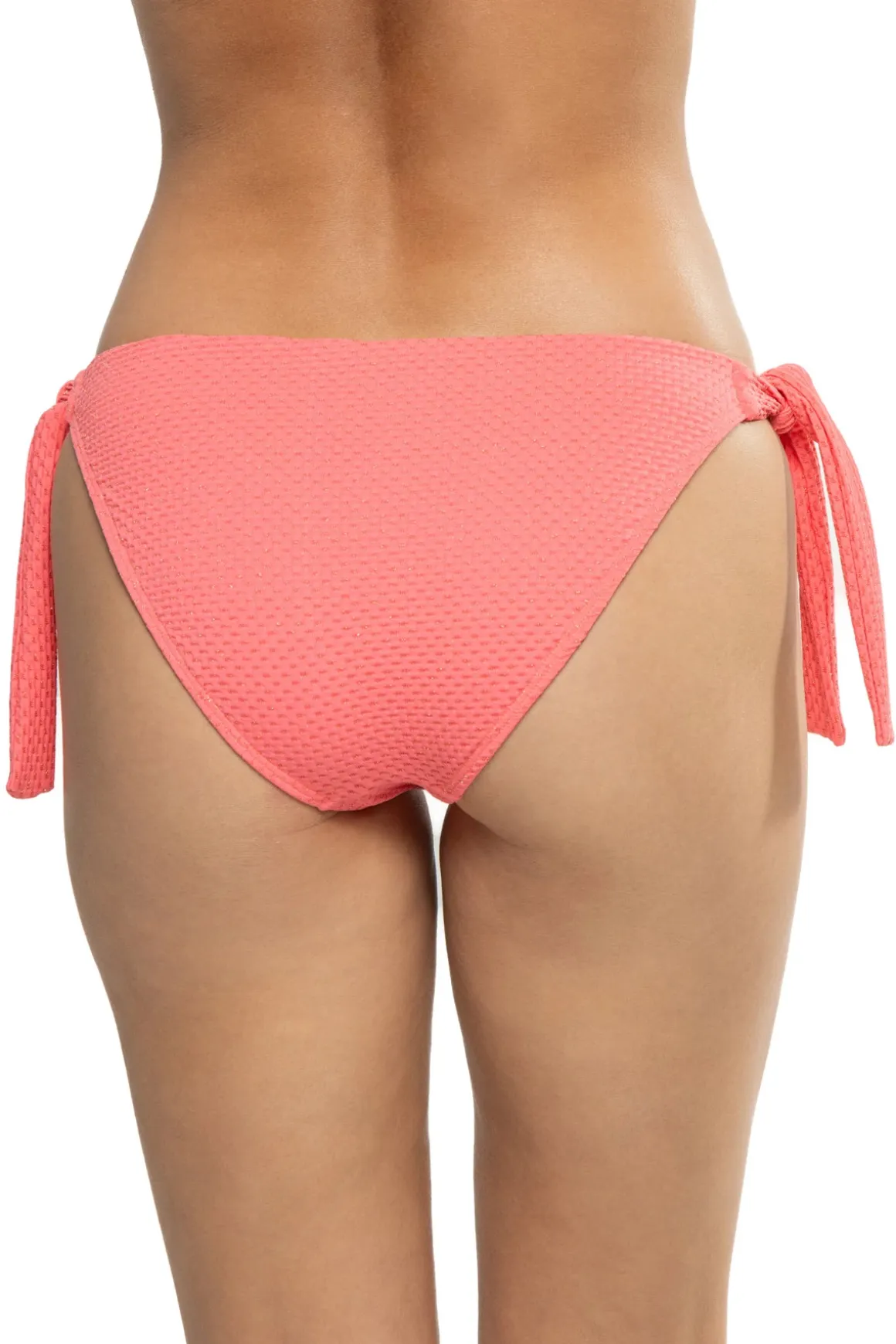 Frankie Textured Tie Side Hipster Bikini Bottom