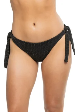 Frankie Textured Tie Side Hipster Bikini Bottom