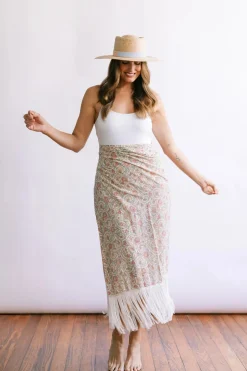 Garden Fringe Sarong