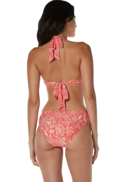 Gigi Floral Halter Bikini Top