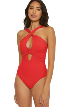 Gracelyn High Neck One Piece Swimsuit