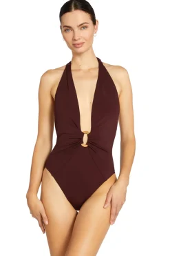 Halter One Piece Swimsuit