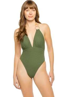 Halter One Piece Swimsuit