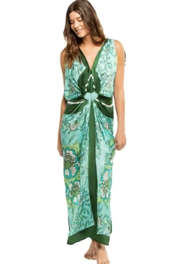 Hand Draped Long Gown
