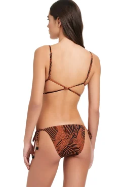 High Contrast Triangle Bikini Top