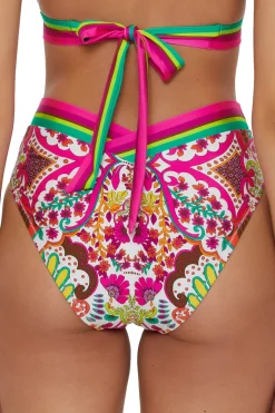 High Waist Banded Bikini Bottom