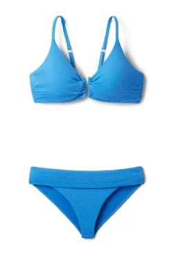 Jules Textured Bralette Bikini Top