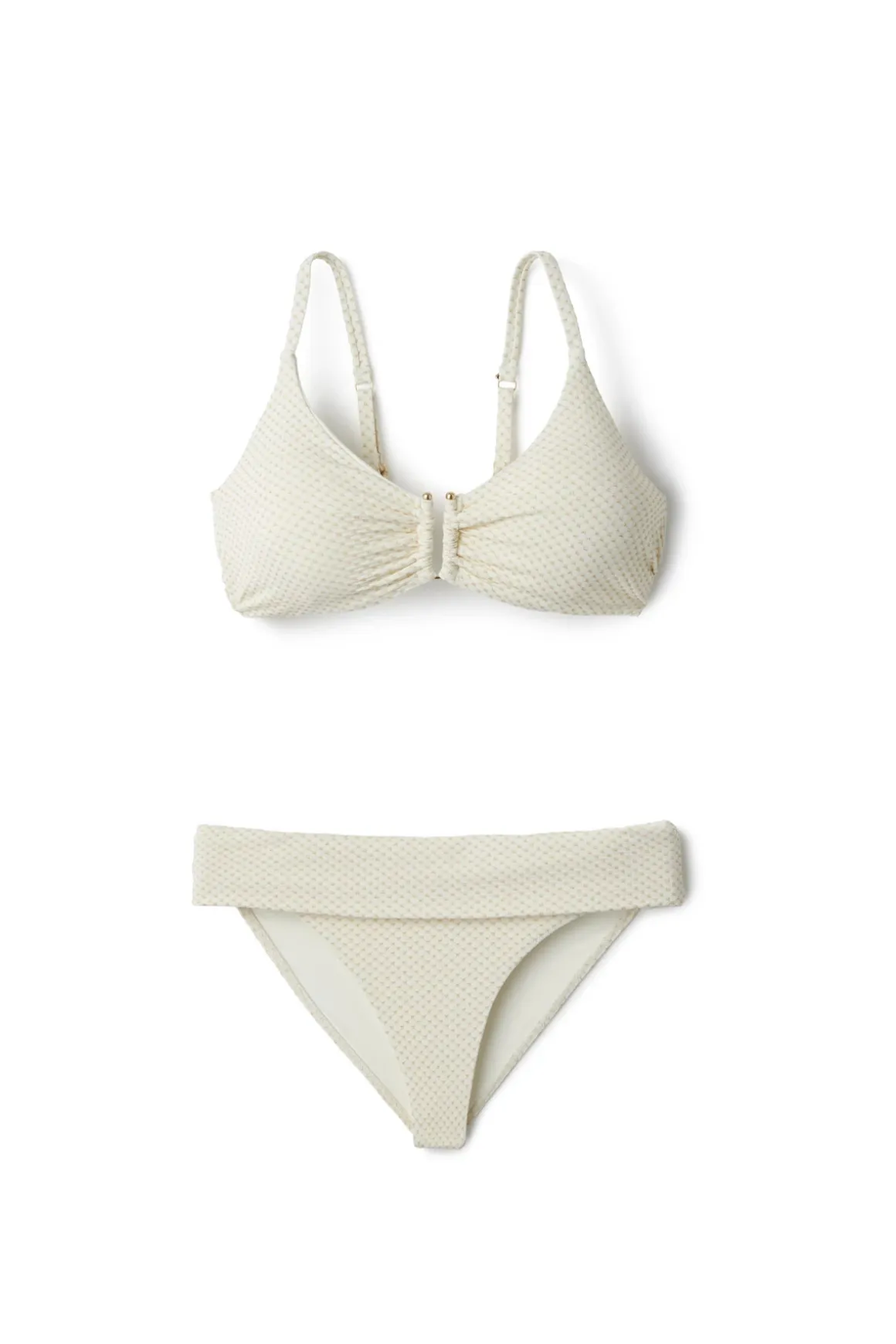 Jules Textured Bralette Bikini Top