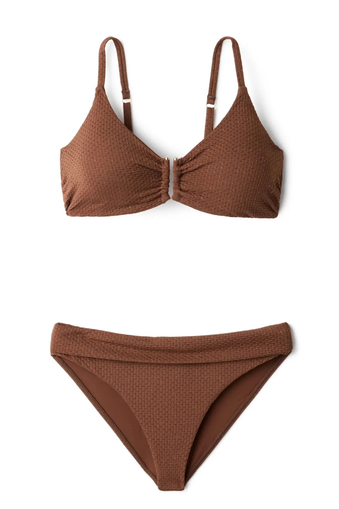 Jules Textured Bralette Bikini Top