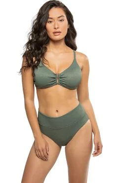 Jules Textured Bralette Bikini Top