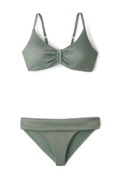 Jules Textured Bralette Bikini Top
