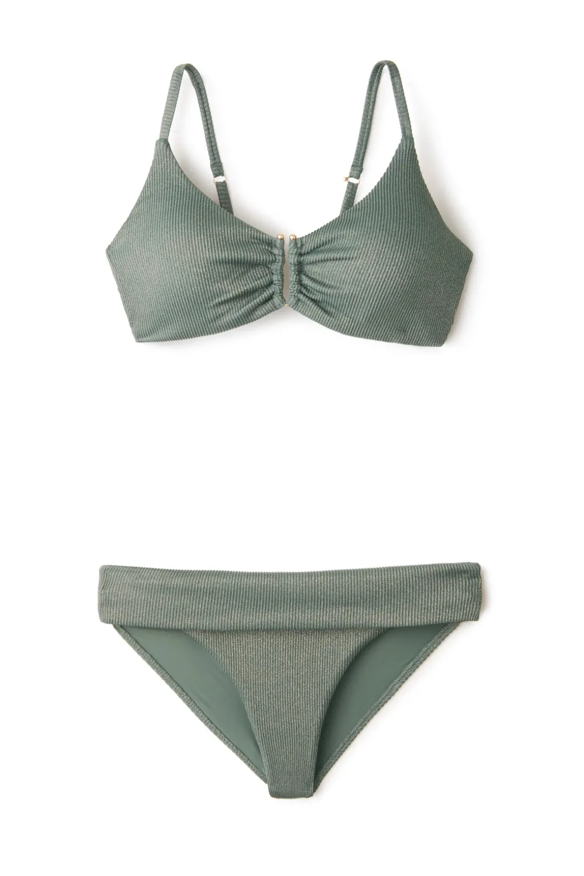 Jules Textured Bralette Bikini Top