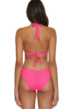 Keira Halter Banded Bikini Top