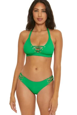 Keira Halter Banded Bikini Top